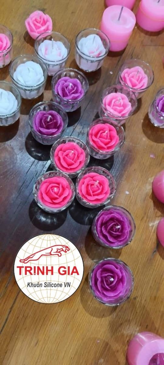 NẾN HÌNH HOA HỒNG